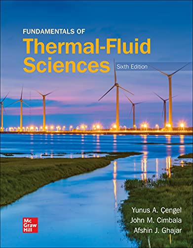 Imagen de archivo de Loose Leaf for Fundamentals of Thermal-Fluid Sciences a la venta por Campus Bookstore