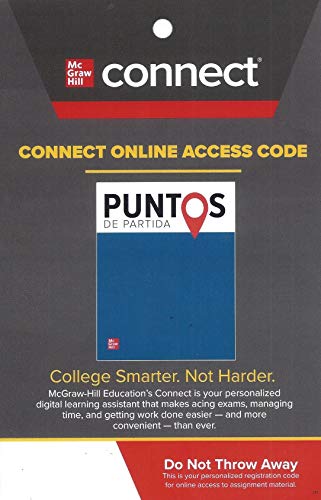 Imagen de archivo de 1T Connect Access Card for Puntos (180 days) a la venta por GF Books, Inc.