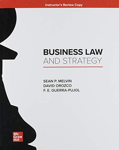 Imagen de archivo de Business Law and Strategy Instructor Edition a la venta por Ergodebooks