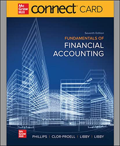 9781264239276: Connect Access Card for Fundamentals of Financial Accounting 7th