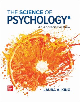 Stock image for Looseleaf for The Science of Psychology: An Appreciative View (6th Edition) for sale by HPB-Red