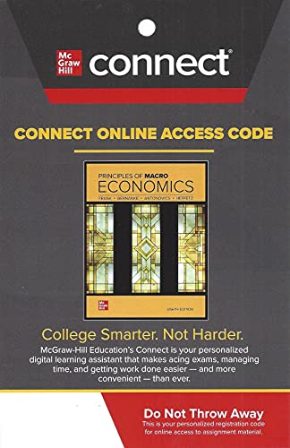 Beispielbild fr Connect Access Card for Principles of Macroeconomics, 8th zum Verkauf von Facetextbooks