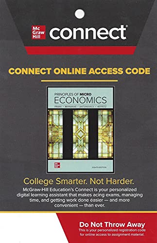 Stock image for Connect Access Card for Principles of Microeconomics, 8th Edition for sale by Facetextbooks