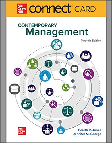 Beispielbild fr Connect Access Card for Contemporary Management 12th zum Verkauf von BooksRun