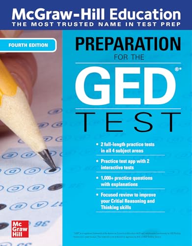 Stock image for McGraw-Hill Education Preparation for the GED Test, Fourth Edition for sale by Russell Books