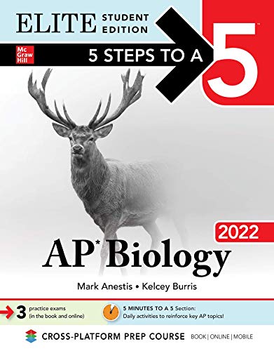 Stock image for 5 Steps to a 5: AP Biology 2022 Elite Student Edition for sale by Open Books