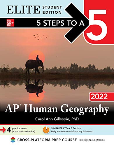 Stock image for 5 Steps to a 5: AP Human Geography 2022 Elite Student Edition for sale by Goodwill of Colorado
