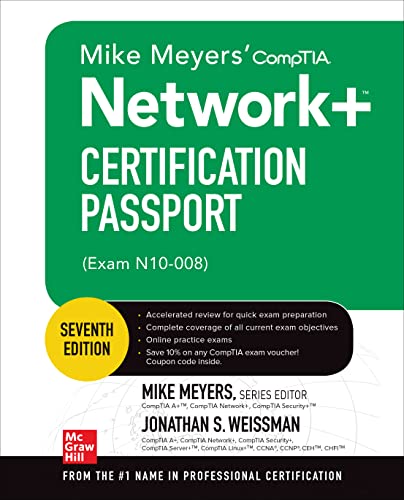 Stock image for Mike Meyers' CompTIA Network+ Certification Passport, Seventh Edition (Exam N10-008) (Mike Meyers' Certification Passport) for sale by BooksRun
