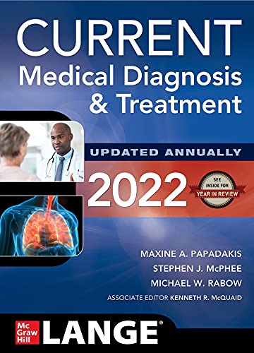 Imagen de archivo de CURRENT Medical Diagnosis and Treatment 2022 a la venta por Sunshine State Books