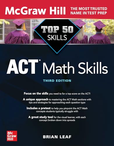 9781264274840: McGraw Hill Education Top 50 ACT Math Skills