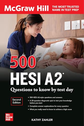 Beispielbild fr 500 HESI A2 Questions to Know by Test Day, Second Edition (McGraw Hill's 500 Questions) zum Verkauf von WorldofBooks