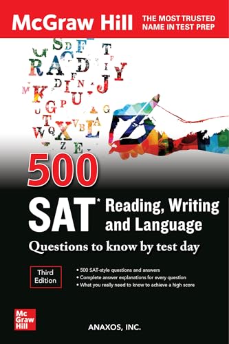 9781264277797: 500 SAT Reading, Writing and Language Questions to Know by Test Day, Third Edition (Mcgraw Hill's 500 Questions to Know by Test Day)