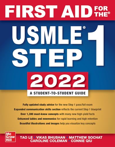 Beispielbild fr First Aid for the USMLE Step 1 2022, Thirty Second Edition zum Verkauf von BooksRun
