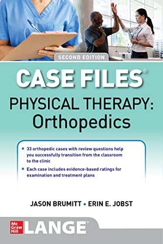 Stock image for Case Files: Physical Therapy: Orthopedics, Second Edition [Paperback] Brumitt, Jason and Jobst, Erin for sale by Lakeside Books