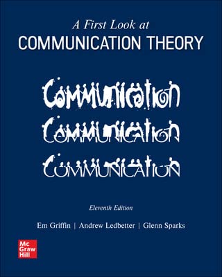 Imagen de archivo de First Look at Communication Theory a la venta por TextbookRush