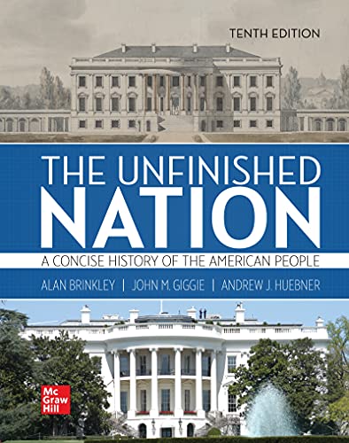 Beispielbild fr Looseleaf for The Unfinished Nation: A Concise History of the American People Volume 1 zum Verkauf von BooksRun