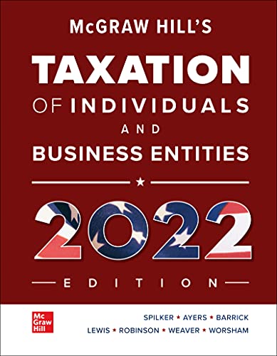 Beispielbild fr Loose Leaf for McGraw-Hill's Taxation of Individuals and Business Entities 2022 Edition zum Verkauf von Buchpark