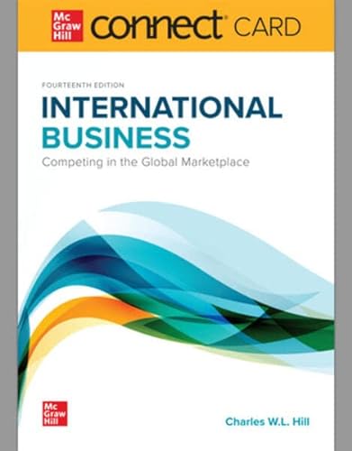 Beispielbild fr Connect Code 1-semester Access Card for International Business, 14th edition zum Verkauf von A Team Books