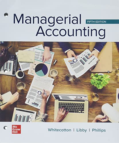 Imagen de archivo de Loose Leaf for Managerial Accounting a la venta por BooksRun