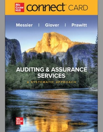 Stock image for Connect Access Code for Auditing and Assurance Services 12th edition Printed Access Card for sale by Facetextbooks