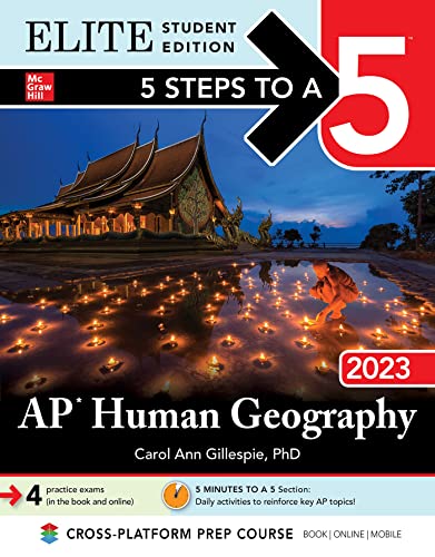 Beispielbild fr 5 Steps to a 5: AP Human Geography 2023 Elite Student Edition zum Verkauf von BooksRun
