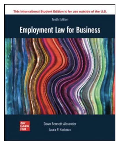 9781264704668: Bennett-Alexander, D: Employment Law for Business