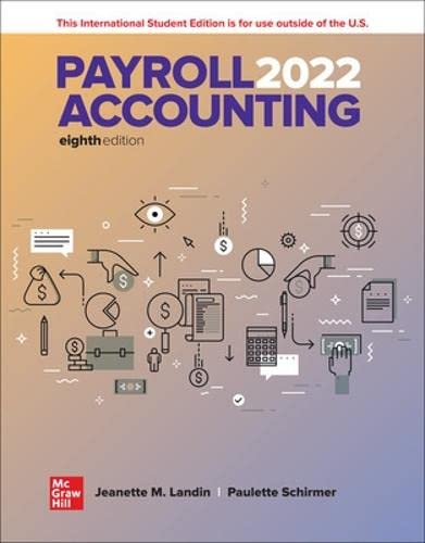 Stock image for Payroll Accounting 2022 ISE for sale by Blackwell's