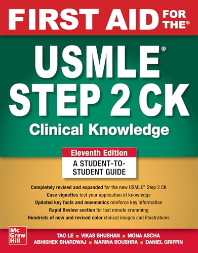 9781264855100: First Aid for the USMLE Step 2 CK, Eleventh Edition