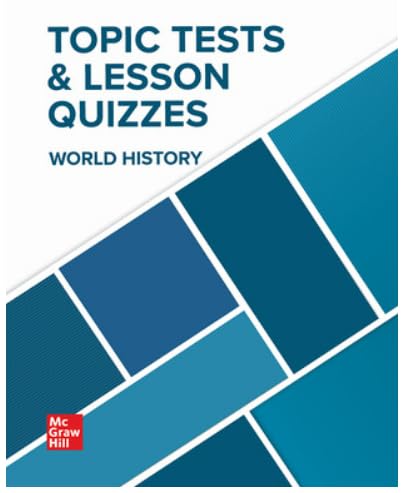 Beispielbild fr World History, Topic Tests and Lesson Quizzes, ISBN 9781264923366, 1264923368 zum Verkauf von Walker Bookstore (Mark My Words LLC)