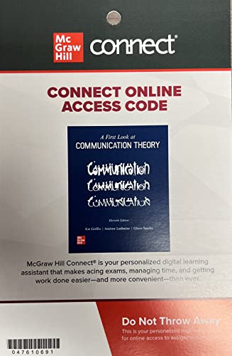 Stock image for Connect Access Card for A First Look at Communication Theory for sale by A Team Books