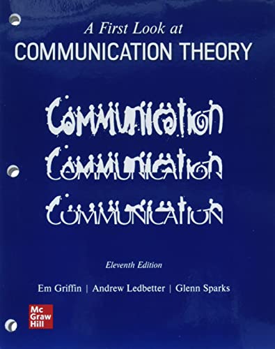 Beispielbild fr Looseleaf for A First Look at Communication Theory zum Verkauf von A Team Books