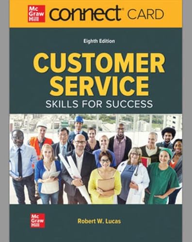 Stock image for Connect Access Card for Customer Service: Skills for Success 8th Edition for sale by Bookseller909