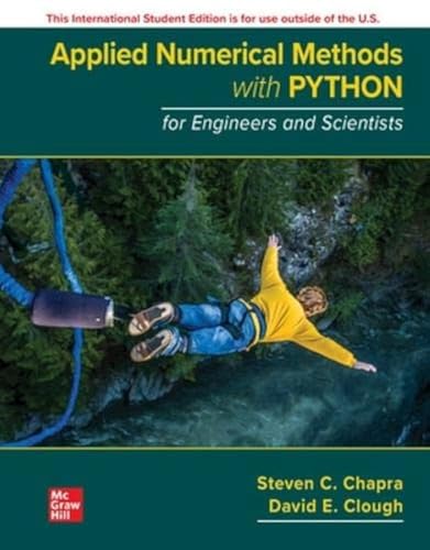 9781265017965: ISE Applied Numerical Methods with Python for Engineers and Scientists