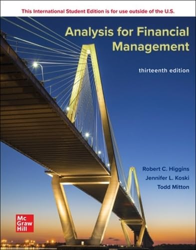9781265042639: Analysis for Financial Management ISE