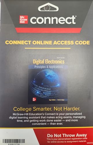 Stock image for Digital Electronics: Principles & Applications, 9/ED (Printed Connect Access Code) for sale by Textbooks_Source