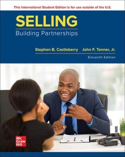 Stock image for Selling: Building Partnerships ISE for sale by Blackwell's