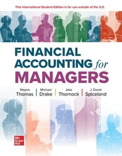 Stock image for ISE Financial Accounting for Managers for sale by GF Books, Inc.