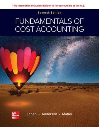 Beispielbild fr ISE Fundamentals of Cost Accounting zum Verkauf von GF Books, Inc.