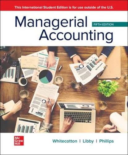 Stock image for Managerial Accounting for sale by Blackwell's