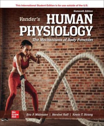 Stock image for ISE Vander's Human Physiology for sale by BooksRun