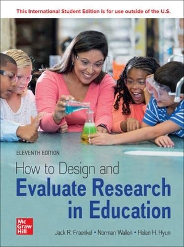 Stock image for ISE How to Design and Evaluate Research in Education for sale by SecondSale