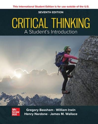 Beispielbild fr Critical Thinking: A Students Introduction ISE zum Verkauf von AHA-BUCH GmbH