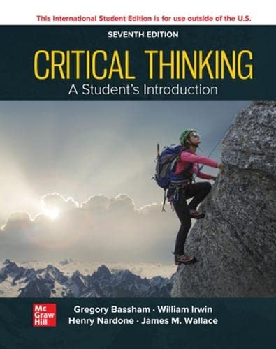 Stock image for Critical Thinking for sale by Blackwell's