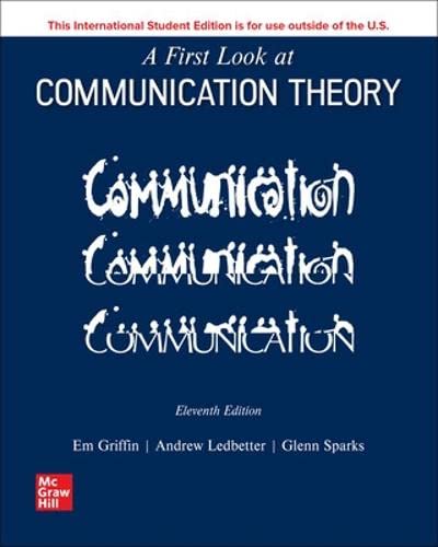 Beispielbild fr A First Look at Communication Theory zum Verkauf von Blackwell's