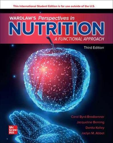 Stock image for ISE Wardlaw's Perspectives in Nutrition: A Functional Approach (ISE HED MOSBY NUTRITION) for sale by GoldBooks