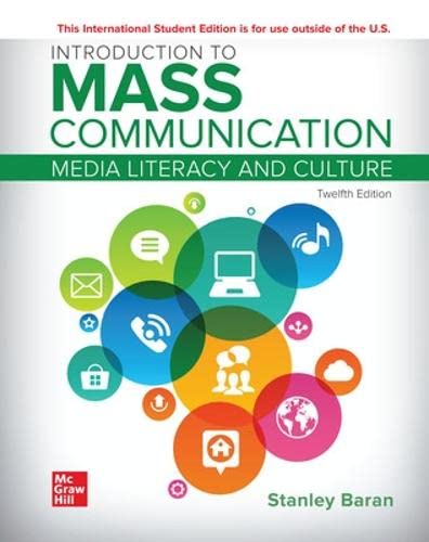 Beispielbild fr ISE Introduction to Mass Communication zum Verkauf von BooksRun