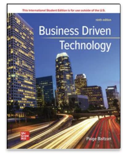 Stock image for ISE Business Driven Technology for sale by ThriftBooks-Dallas
