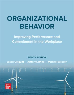 Stock image for Connect Online Access Code for Organizational Behavior: Improving Performance and Commitment in the Workplace, 8th Edition for sale by Facetextbooks