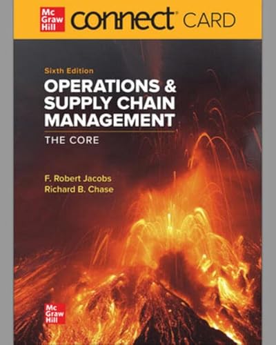 Stock image for Connect Access Code for Operations & Supply Chain Management: The Core, Sixth Edition for sale by Facetextbooks