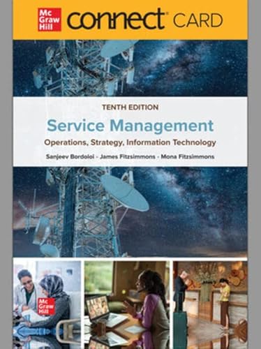 Beispielbild fr Connect Access Card for Service Management: Operations, Strategy, Information Technology, 10th Edition zum Verkauf von BooksRun